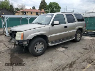 2003 Cadillac Escalade z VIN 1GYEK63N03R217374, wystawiony jako Copart lot #58380765 z przebiegiem 212 454 mil mil oraz Szkoda całkowita • Salvage title. Historia ofert i sprzedaży dostępna na DreamBid. Obrazek 1.