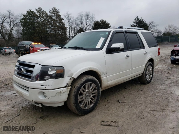 2012 Ford Expedition Limited with VIN 1FMJU2A58CEF54050, listed as a Copart auction lot 88676255 with 160,675 mi miles and Salvage Title. Bid and sale history available at carsss.com. Image 1.