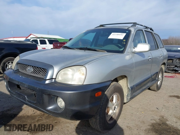 2004 Hyundai Santa Fe GLS with VIN KM8SC13EX4U799955, listed as a IAAI auction lot 41240442 with 281,394 mi miles. Bid and sale history available at carsss.com. Image 2.