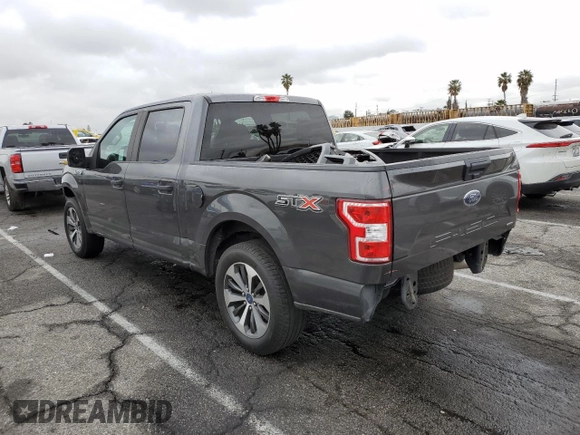 2020 Ford F-150 XL with VIN 1FTEW1CP3LKE39043, listed as a Copart auction lot 44728905 with 146,597 mi miles and Salvage Title. Bid and sale history available at carsss.com. Image 2.