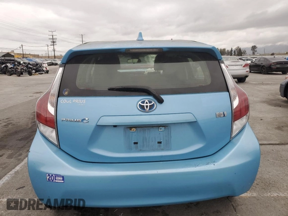 2016 Toyota Prius One with VIN JTDKDTB39G1120227, listed as a Copart auction lot 53566065 with 82,772 mi miles and Salvage Title. Bid and sale history available at carsss.com. Image 6.