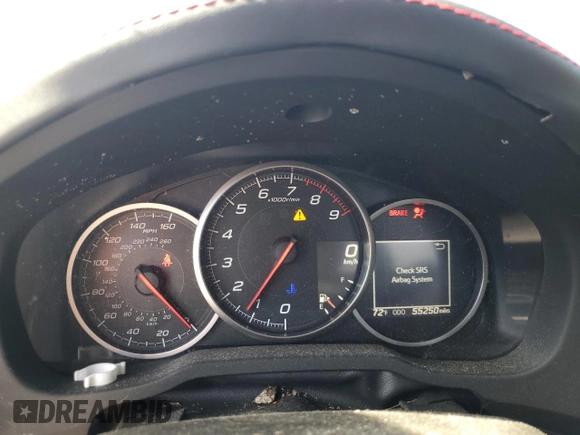 2017 Subaru BRZ Limited with VIN JF1ZCAC19H9603342, listed as a Copart auction lot 57273435 with 55,250 mi miles and Salvage title. Bid and sale history available at DreamBid. Image 9.
