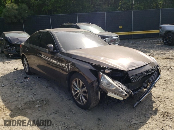 2017 Infiniti Q50 3.0t Premium with VIN JN1EV7AP6HM737836, listed as a Copart auction lot 52141883 with 123,927 mi miles and Clean Title. Bid and sale history available at carsss.com. Image 4.