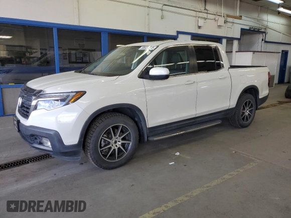 2019 Honda Ridgeline RTL with VIN 5FPYK3F52KB035040, listed as a Copart auction lot 58438815 with 35,635 mi miles and Salvage title. Bid and sale history available at DreamBid. Image 1.