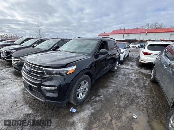 2020 Ford Explorer XLT with VIN 1FMSK8DH2LGB57599, listed as a Copart auction lot 87410294 with 122,491 mi miles and Salvage Title. Bid and sale history available at carsss.com. Image 2.