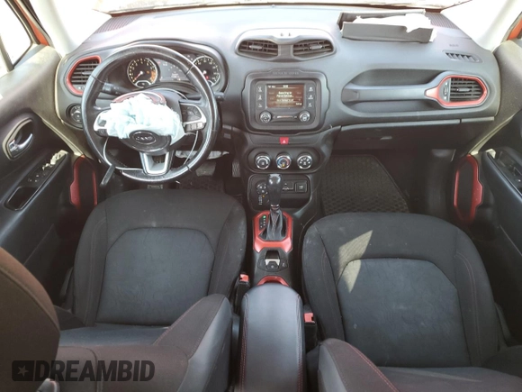 2016 Jeep Renegade Trailhawk with VIN ZACCJBCT9GPD54583, listed as a Copart auction lot 60826395 with 178,307 mi miles and Salvage title. Bid and sale history available at DreamBid. Image 8.