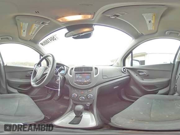 2016 Chevrolet Trax LS with VIN KL7CJKSB3GB754607, listed as a Copart auction lot 50418065 with 104,492 mi miles and Salvage Title. Bid and sale history available at carsss.com. Image 12.