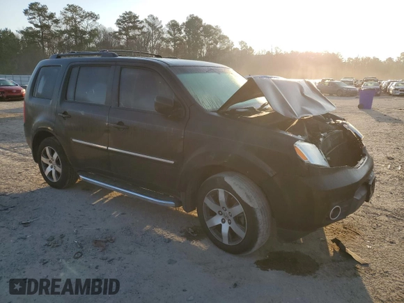 2013 Honda Pilot Touring with VIN 5FNYF3H92DB033420, listed as a Copart auction lot 49042055 with 179,912 mi miles and Salvage Title. Bid and sale history available at DreamBid. Image 4.