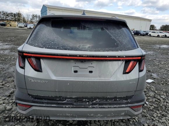 2025 Hyundai Tucson Limited with VIN 5NMJECDE5SH477605, listed as a Copart auction lot 42869465 with 5,569 mi miles and Salvage Title. Bid and sale history available at carsss.com. Image 6.