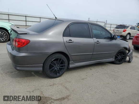 2007 Toyota Corolla CE with VIN 1NXBR32E67Z831073, listed as a Copart auction lot 54115235 with 253,281 mi miles and Salvage Title. Bid and sale history available at DreamBid. Image 3.