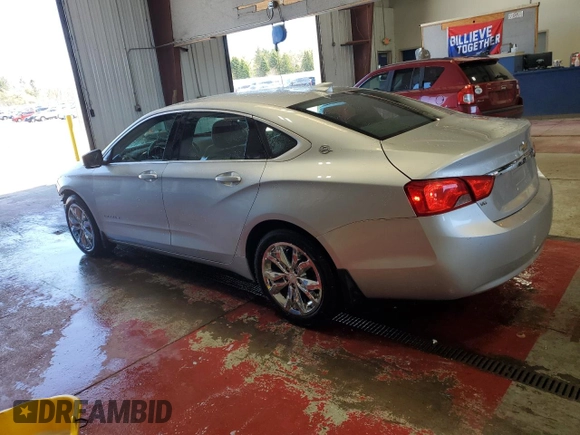 2017 Chevrolet Impala LT with VIN 2G1105S33H9159436, listed as a Copart auction lot 53966185 with 172,784 mi miles and Salvage Title. Bid and sale history available at DreamBid. Image 2.