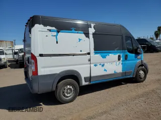2014 Ram ProMaster Cargo with VIN 3C6TRVBG1EE103007, listed as a Copart auction lot 72050954 with 198,197 mi miles and Salvage Title. Bid and sale history available at DreamBid. Image 3.