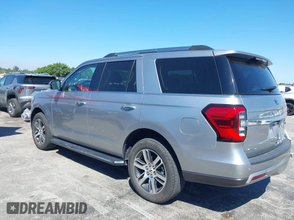 2023 Ford Expedition Limited with VIN 1FMJU1K82PEA50909, listed as a IAAI auction lot 41769610 with 53,098 mi miles. Bid and sale history available at carsss.com. Image 3.