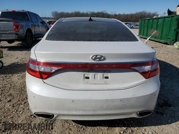2013 Hyundai Azera with VIN KMHFH4JG8DA319678, listed as a Copart auction lot 41893075 with 157,552 mi miles and Salvage Title. Bid and sale history available at carsss.com. Image 6.