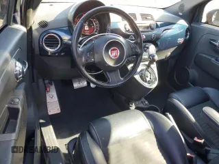 2015 FIAT 500 Turbo with VIN 3C3CFFHH3FT500548, listed as a Copart auction lot 81249704 with 128,388 mi miles and Salvage Title. Bid and sale history available at carsss.com. Image 8.
