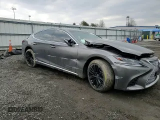 2018 Lexus LS 500 with VIN JTHC51FF7J5003545, listed as a Copart auction lot 43727705 with Not provided miles and Salvage title. Bid and sale history available at DreamBid. Image 11.