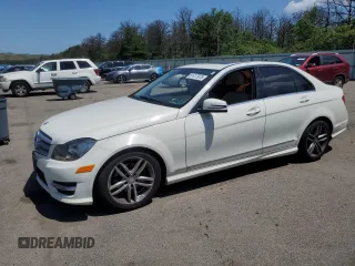 2012 Mercedes-Benz C 300 Sport with VIN WDDGF8BBXCA711039, listed as a Copart auction lot 61417975 with 131,692 mi miles and Salvage title. Bid and sale history available at DreamBid. Image 1.