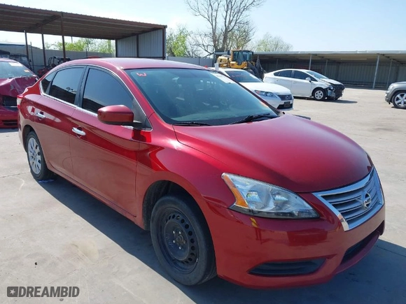 2014 Nissan Sentra SR with VIN 3N1AB7AP7EL624331, listed as a IAAI auction lot 41887132 with 207,557 mi miles. Bid and sale history available at carsss.com. Image 1.