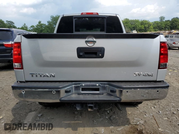2013 Nissan Titan SV with VIN 1N6AA0EC6DN302015, listed as a Copart auction lot 42545235 with 242,993 mi miles and Non repairable. Bid and sale history available at DreamBid. Image 6.