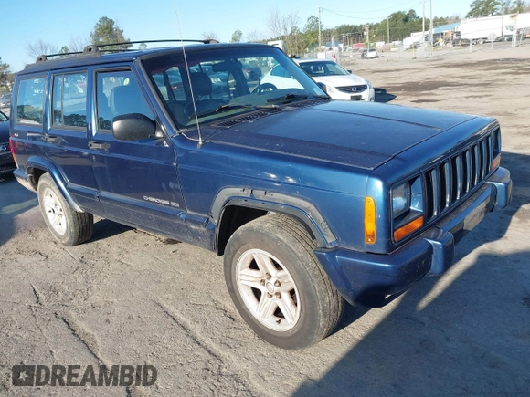 2001 Jeep Cherokee Sport with VIN 1J4FF58S01L527395, listed as a IAAI auction lot 41829601 with 265,465 mi miles and . Bid and sale history available at DreamBid. Image 1.