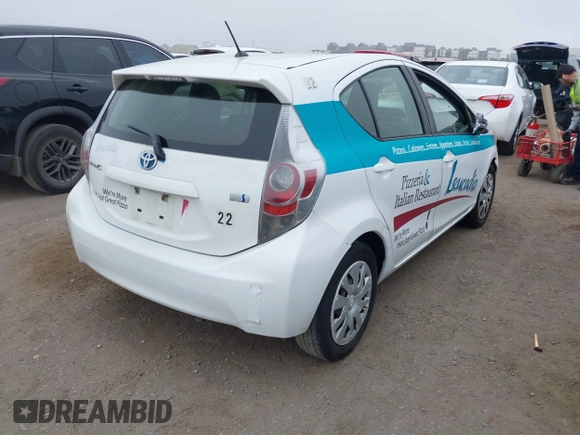 2014 Toyota Prius One z VIN JTDKDTB33E1559405, wystawiony jako IAAI lot #42499928 z przebiegiem 182 388 mil mil oraz . Historia ofert i sprzedaży dostępna na DreamBid. Obrazek 4.