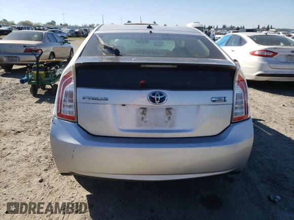 2013 Toyota Prius One with VIN JTDKN3DU7D5653250, listed as a Copart auction lot 50596745 with 157,059 mi miles and Salvage Title. Bid and sale history available at carsss.com. Image 6.