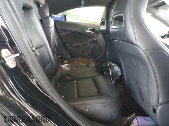 2015 Mercedes-Benz CLA 250 with VIN WDDSJ4EB1FN176192, listed as a Copart auction lot 50578155 with 124,292 mi miles and Salvage Title. Bid and sale history available at DreamBid. Image 11.