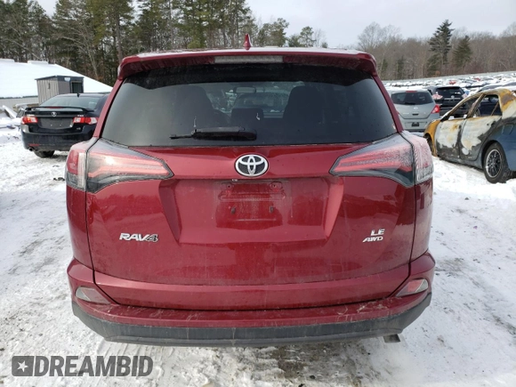 2018 Toyota RAV4 LE with VIN 2T3BFREV5JW813606, listed as a Copart auction lot 44188755 with 72,109 mi miles and Salvage Title. Bid and sale history available at carsss.com. Image 6.