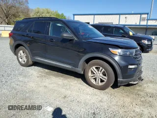 2020 Ford Explorer XLT with VIN 1FMSK8DH1LGC25701, listed as a Copart auction lot 49685105 with 88,379 mi miles and Salvage Title. Bid and sale history available at DreamBid. Image 4.
