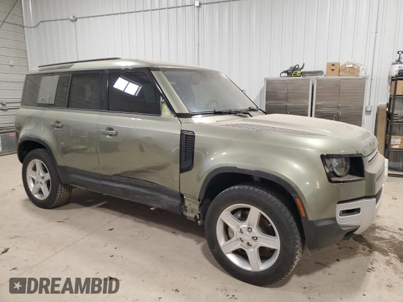2020 Land Rover Defender SE with VIN SALEP7EU1L2020684, listed as a Copart auction lot 82365924 with 35,457 mi miles and Salvage title. Bid and sale history available at DreamBid. Image 4.