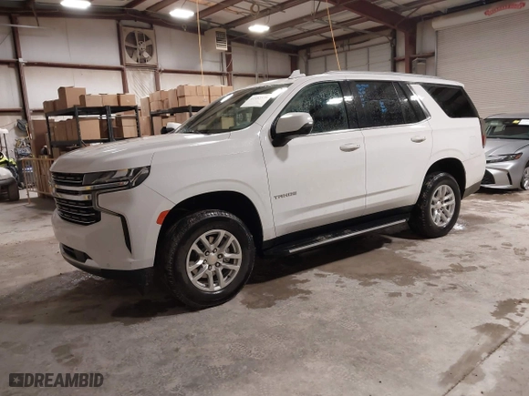 2024 Chevrolet Tahoe LT with VIN 1GNSKNKD4RR208138, listed as a IAAI auction lot 41482539 with 15,156 mi miles. Bid and sale history available at carsss.com. Image 17.