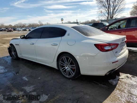 2017 Maserati Quattroporte z VIN ZAM56RRL5H1206129, wystawiony jako Copart lot #78311383 z przebiegiem 76 978 mil mil oraz . Historia ofert i sprzedaży dostępna na DreamBid. Obrazek 2.