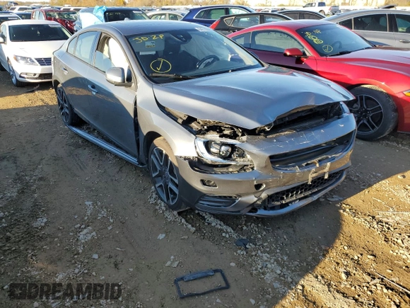 2018 Volvo S60 Dynamic with VIN YV140MTL7J2453501, listed as a Copart auction lot 64779842 with 0 mi miles. Bid and sale history available at carsss.com. Image 1.