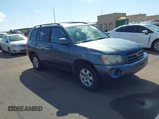 2003 Toyota Highlander with VIN JTEGD21AX30072703, listed as a IAAI auction lot 41622081 with Not provided miles and . Bid and sale history available at DreamBid. Image 1.
