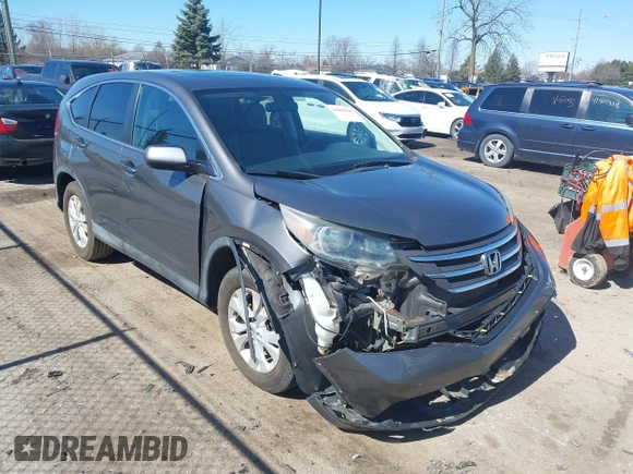2014 Honda CR-V EX with VIN 2HKRM4H55EH704935, listed as a IAAI auction lot 41804349 with 135,642 mi miles and . Bid and sale history available at carsss.com. Image 1.