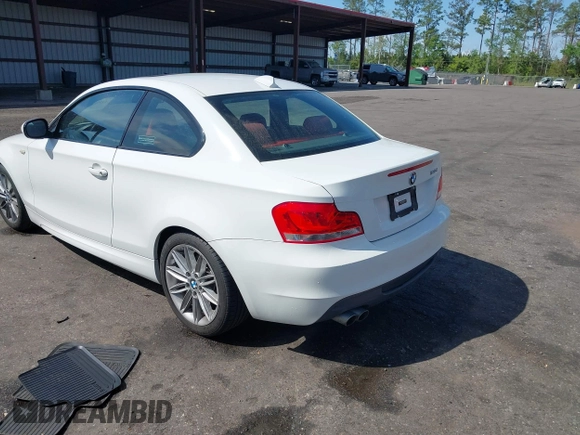 2013 BMW 1 Series 128i with VIN WBAUP7C50DVP24385, listed as a IAAI auction lot 41913737 with 46,217 mi miles and . Bid and sale history available at carsss.com. Image 3.