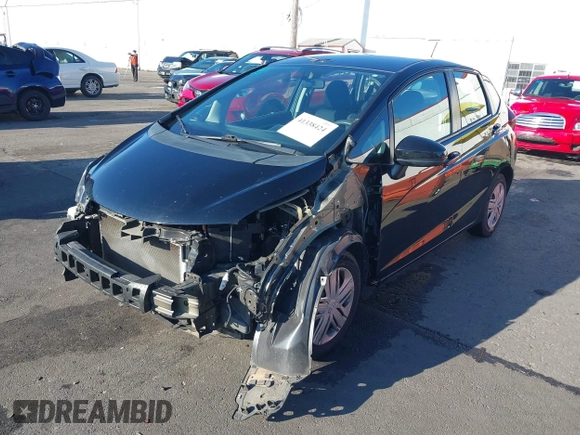 2019 Honda Fit LX with VIN 3HGGK5H46KM735161, listed as a IAAI auction lot 41338424 with 59,260 mi miles. Bid and sale history available at carsss.com. Image 6.