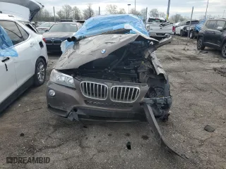 2013 BMW X3 xDrive28i with VIN 5UXWX9C53D0A24673, listed as a Copart auction lot 52356315 with 0 mi miles and Clean Title. Bid and sale history available at carsss.com. Image 5.