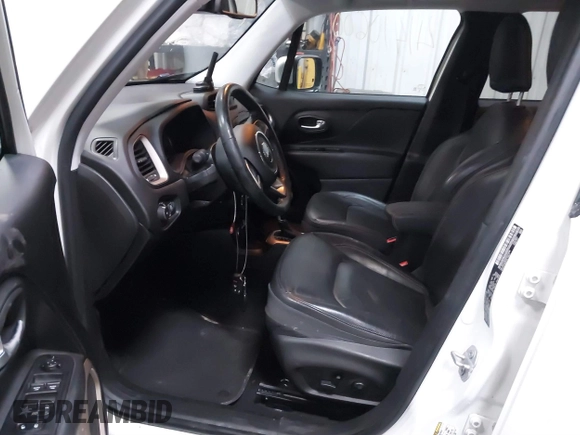 2017 Jeep Renegade Limited with VIN ZACCJBDB4HPG10586, listed as a IAAI auction lot 41410600 with 34,705 mi miles and . Bid and sale history available at DreamBid. Image 5.
