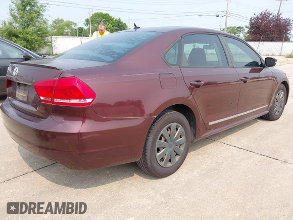 2013 Volkswagen Passat Wolfsburg Edition with VIN 1VWAP7A37DC021415, listed as a IAAI auction lot 42402557 with 145,025 mi miles and . Bid and sale history available at DreamBid. Image 4.