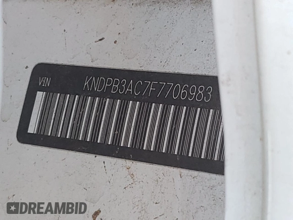 2015 Kia Sportage LX with VIN KNDPB3AC7F7706983, listed as a Copart auction lot 73573914 with Not Provided miles and Salvage Title. Bid and sale history available at DreamBid. Image 14.