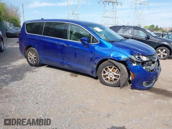 2020 Chrysler Pacifica Touring with VIN 2C4RC1FGXLR185354, listed as a IAAI auction lot 42093302 with 117,932 mi miles and . Bid and sale history available at DreamBid. Image 1.