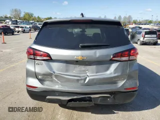 2024 Chevrolet Equinox LT with VIN 3GNAXUEG2RS116701, listed as a Copart auction lot 52525475 with 23,405 mi miles and Salvage Title. Bid and sale history available at DreamBid. Image 6.