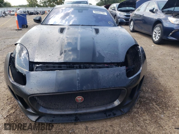 2017 Jaguar F-Type with VIN SAJWB6A64H8K38118, listed as a Copart auction lot 66605794 with 48,805 mi miles and Salvage Title. Bid and sale history available at DreamBid. Image 5.