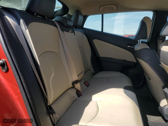 2017 Toyota Prius Two with VIN JTDKARFUXH3541197, listed as a Copart auction lot 48053355 with 128,375 mi miles and Salvage Title. Bid and sale history available at carsss.com. Image 10.
