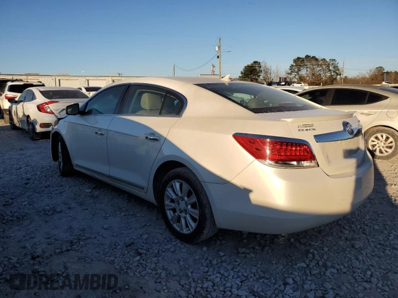 2012 Buick LaCrosse Leather with VIN 1G4GC5ER1CF196716, listed as a Copart auction lot 86140544 with 0 mi miles and Salvage Title. Bid and sale history available at carsss.com. Image 2.