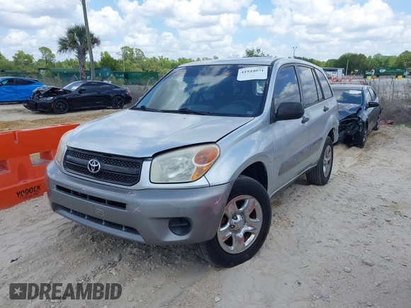 2005 Toyota RAV4 with VIN JTEGD20V750049595, listed as a IAAI auction lot 41944071 with 173,236 mi miles. Bid and sale history available at carsss.com. Image 2.