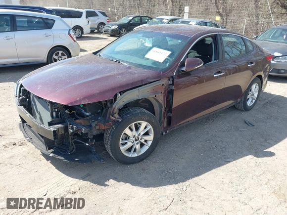 2018 Kia Optima LX with VIN 5XXGT4L32JG205631, listed as a IAAI auction lot 41861172 with 73,702 mi miles. Bid and sale history available at carsss.com. Image 18.