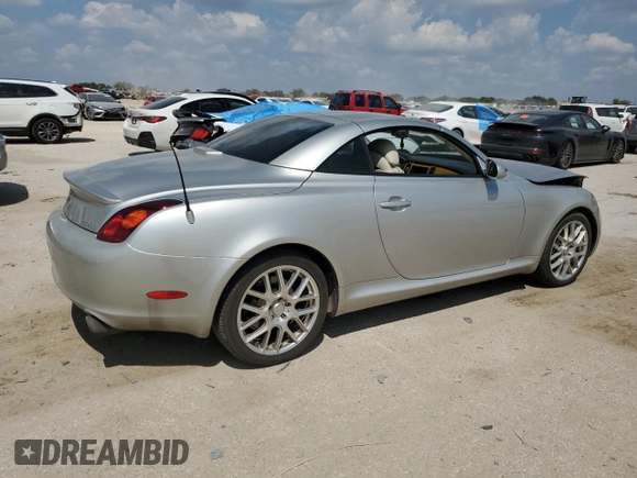 2003 Lexus SC with VIN JTHFN48YX30040974, listed as a Copart auction lot 71664234 with 99,257 mi miles and Salvage Title. Bid and sale history available at carsss.com. Image 3.