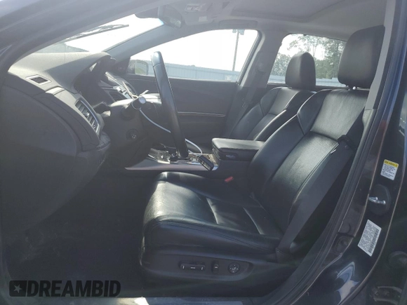 2014 Acura RLX Advance Pkg with VIN JH4KC1F92EC004325, listed as a Copart auction lot 57860314 with 221,784 mi miles and Salvage Title. Bid and sale history available at carsss.com. Image 7.